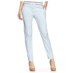 GAP Women's Skinny Mini Khakis Pacific Mist Size 8 Tall